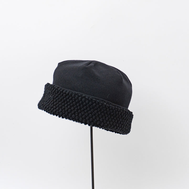 NEW 2025AW mature ha./　reversible beanie-popcorn MAW25-05-D
