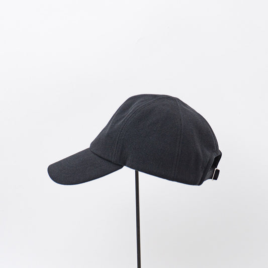 2026AW mature ha.｜trainer cap ear / cotton wool MIL-TC11100S-H（black）