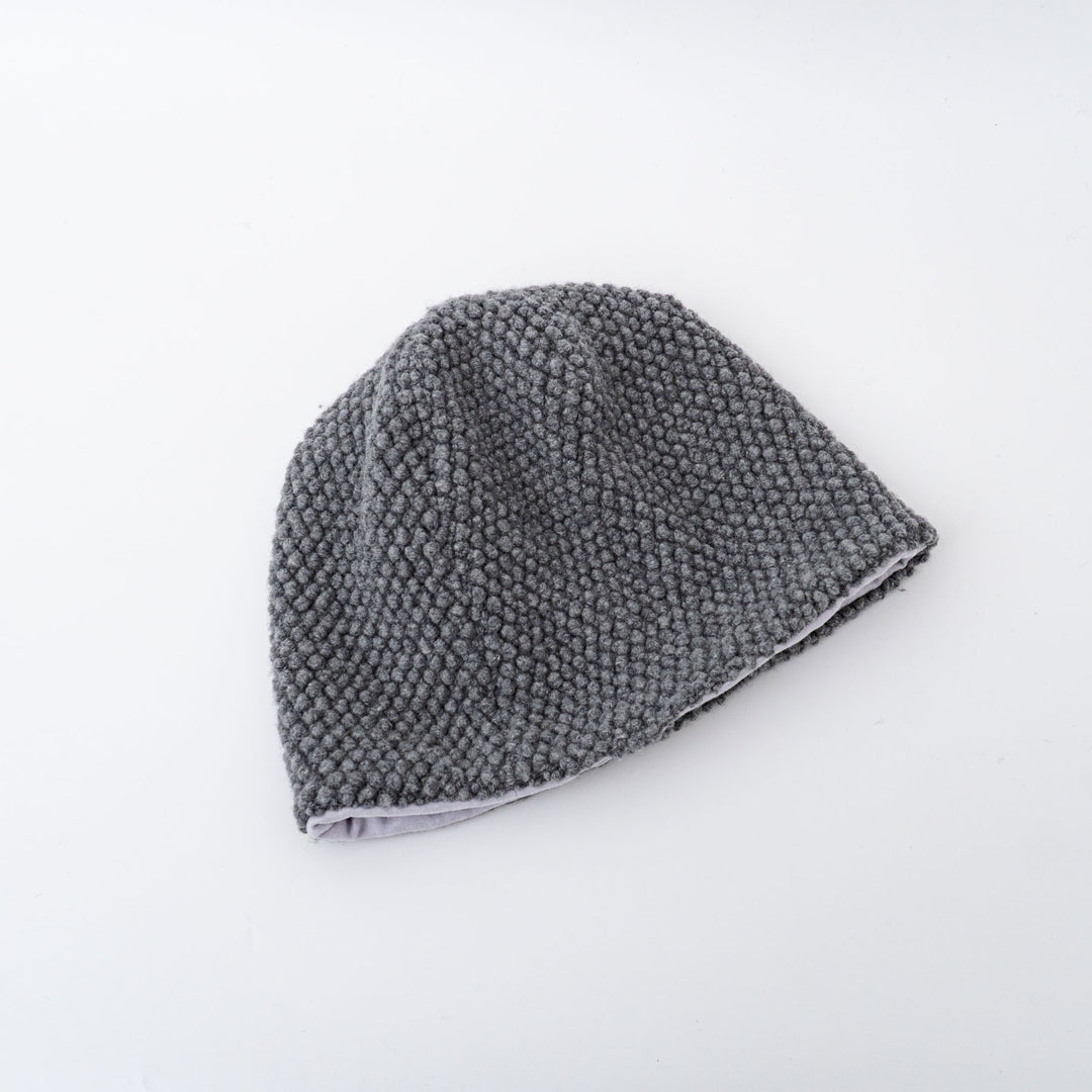 NEW 2025AW mature ha./　reversible beanie-popcorn MAW25-05-D