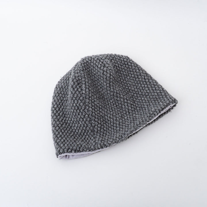 NEW 2025AW mature ha./　reversible beanie-popcorn MAW25-05-D