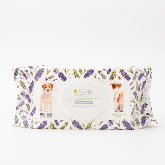 ペット用品 - PURE and Natural Pet｜Lavender&Rosemary Wipes 100枚入り