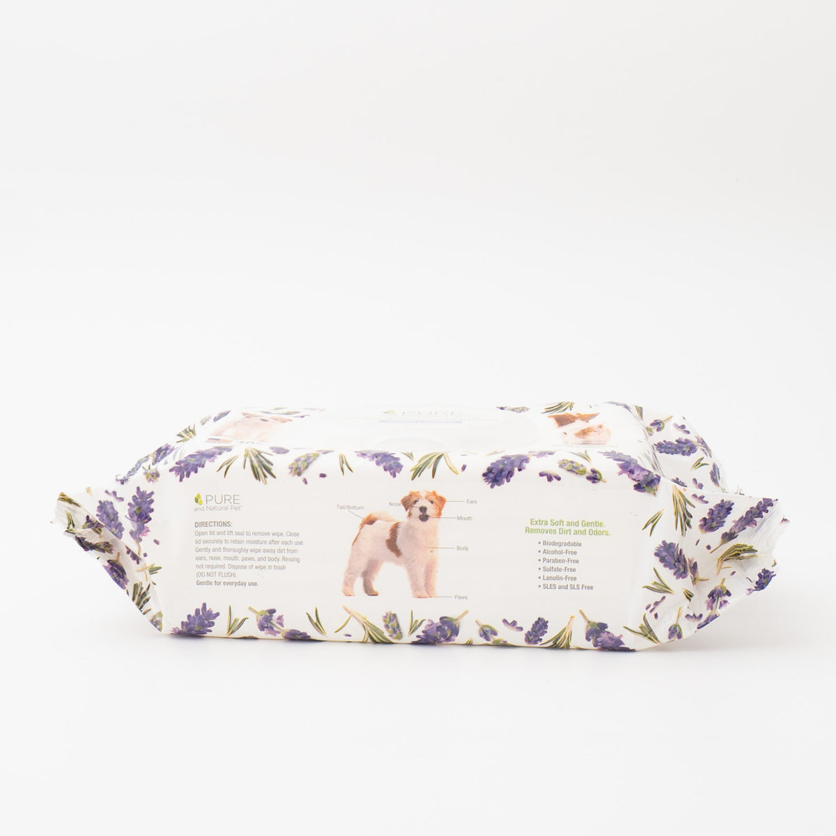 ペット用品 - PURE and Natural Pet｜Lavender&Rosemary Wipes 100枚入り