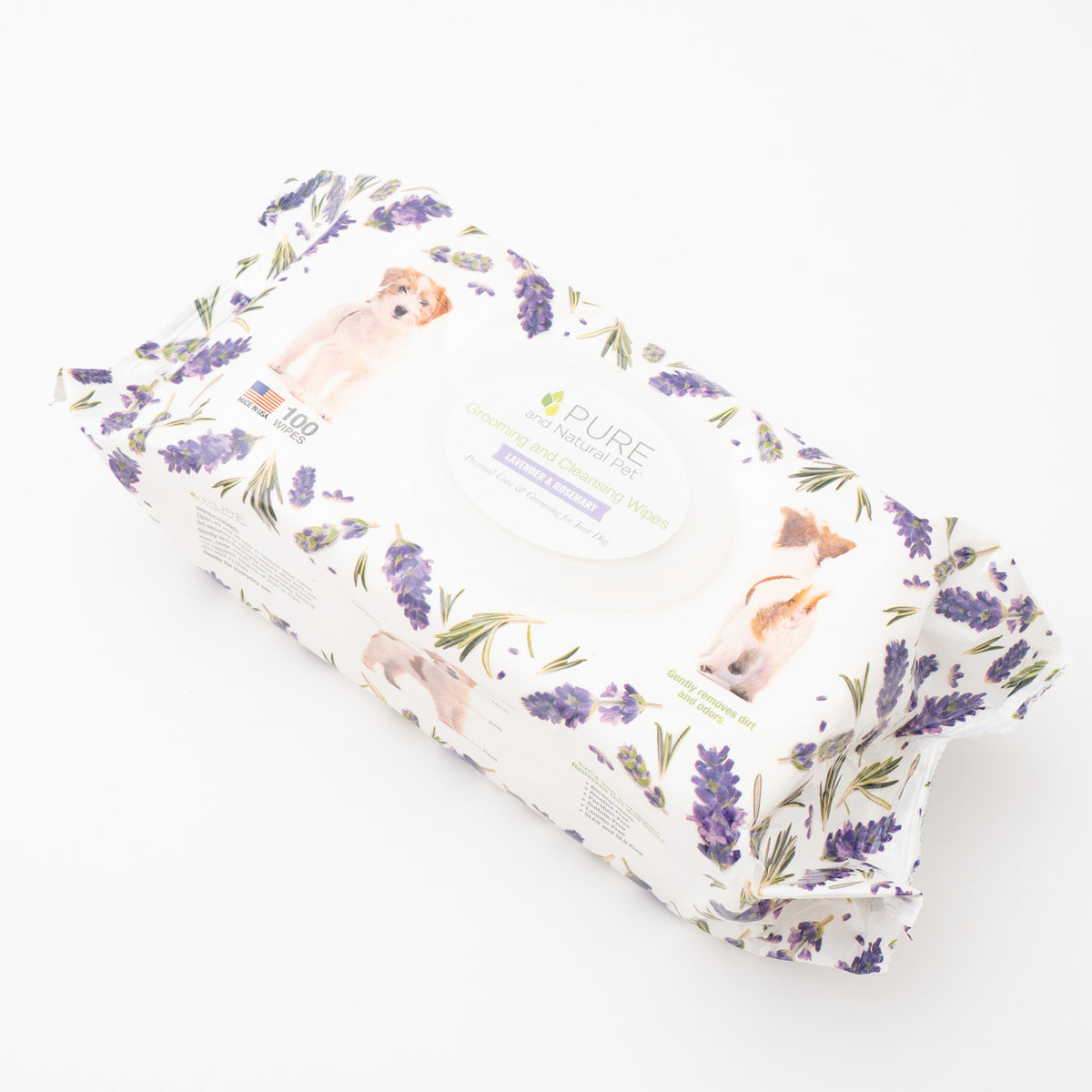 ペット用品 - PURE and Natural Pet｜Lavender&Rosemary Wipes 100枚入り