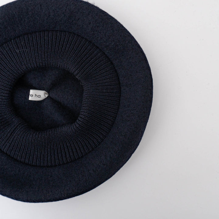 NEW 2025AW mature ha./　beret top gather rib MKF-24011-Y/D