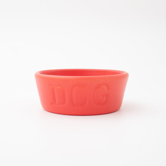 ペット用品 - BAUER POTTERY｜BAUER MATT DOG BOML Sサイズ レッド