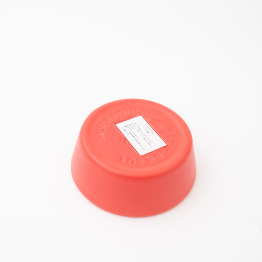 ペット用品 - BAUER POTTERY｜BAUER MATT DOG BOML Sサイズ レッド