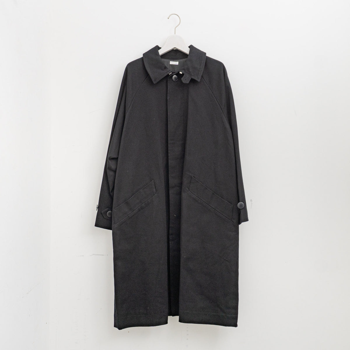 holk｜balmacaan coat 014（black）