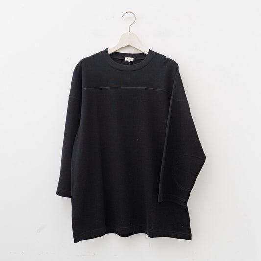 SCYE｜MEN　Cotton Jersey Football Tee 1124-21206（BLACK）