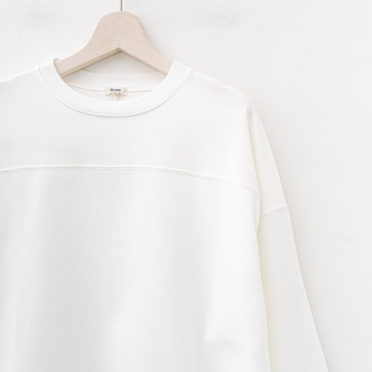 SCYE｜MEN　Cotton Jersey Football Tee 1124-21206