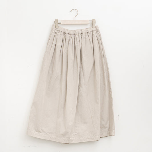 holk｜gather skirt 033（beige）