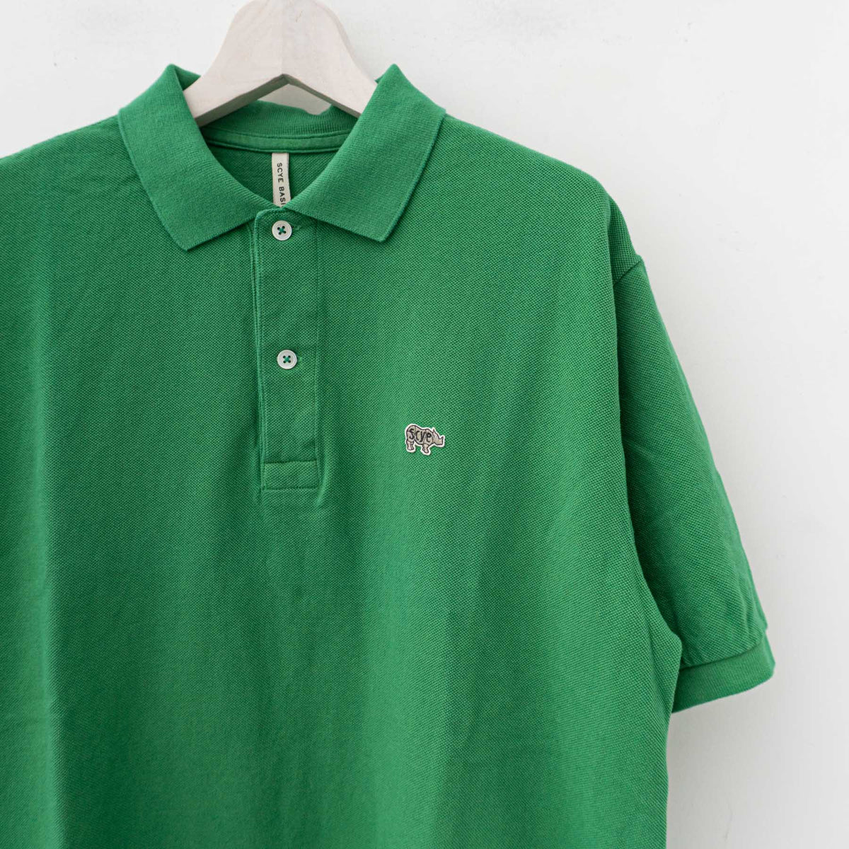 SCYE BASICS｜MEN　Cotton Pique Polo Shirt 　5124-21705
