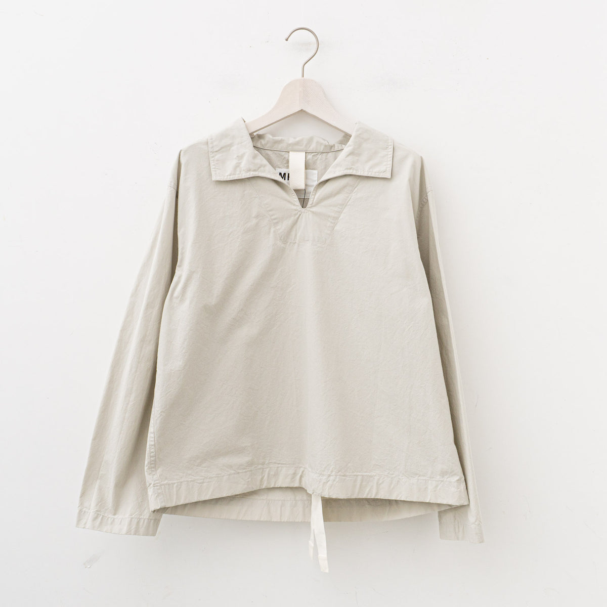 MHL.｜WOMEN　ORGANIC COTTON PLAINWEAVE 5954153507（ECRU）