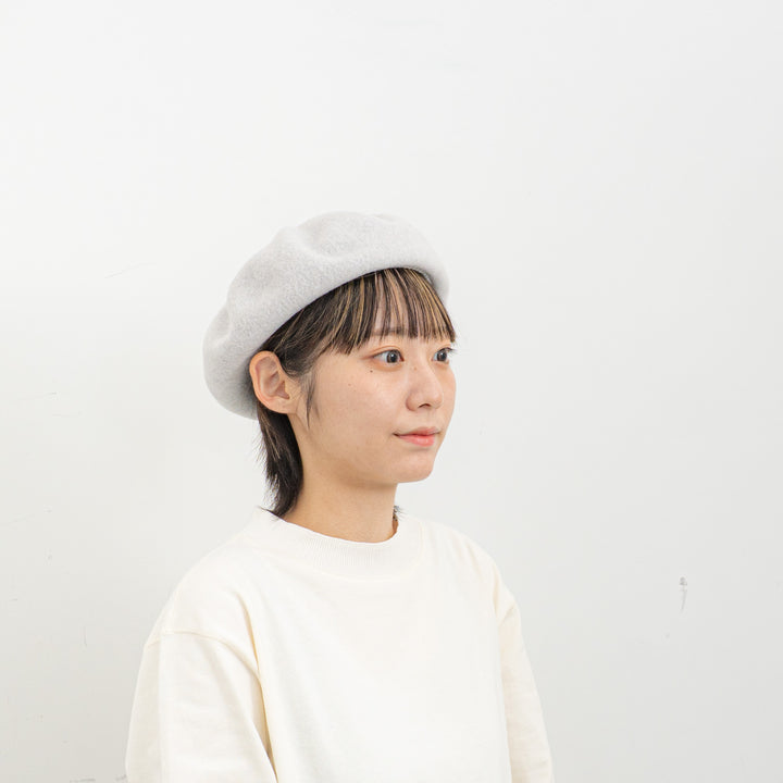 NEW 2025AW mature ha./　beret top gather rib MKF-24011-Y/D