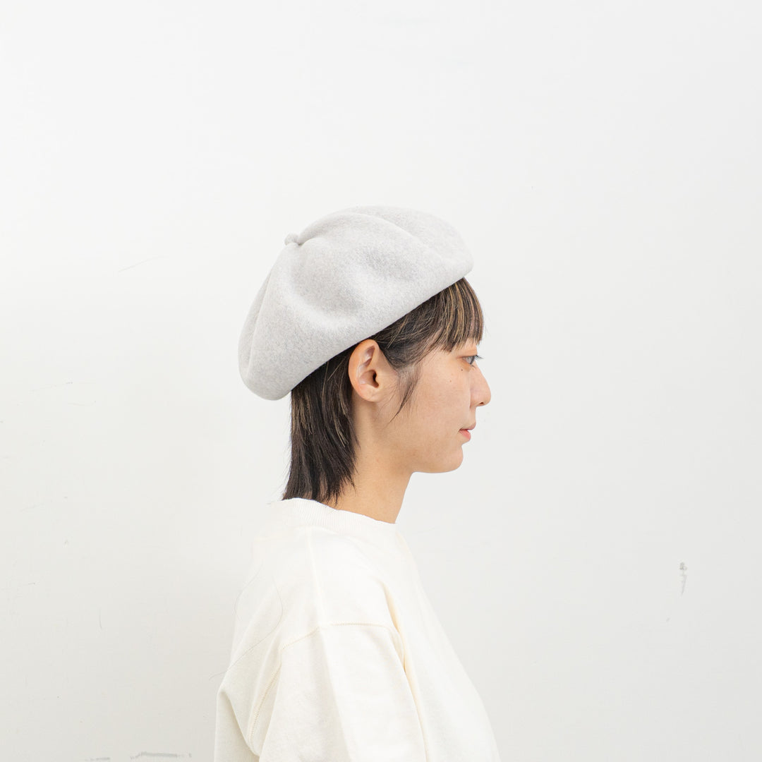 NEW 2025AW mature ha./　beret top gather rib MKF-24011-Y/D