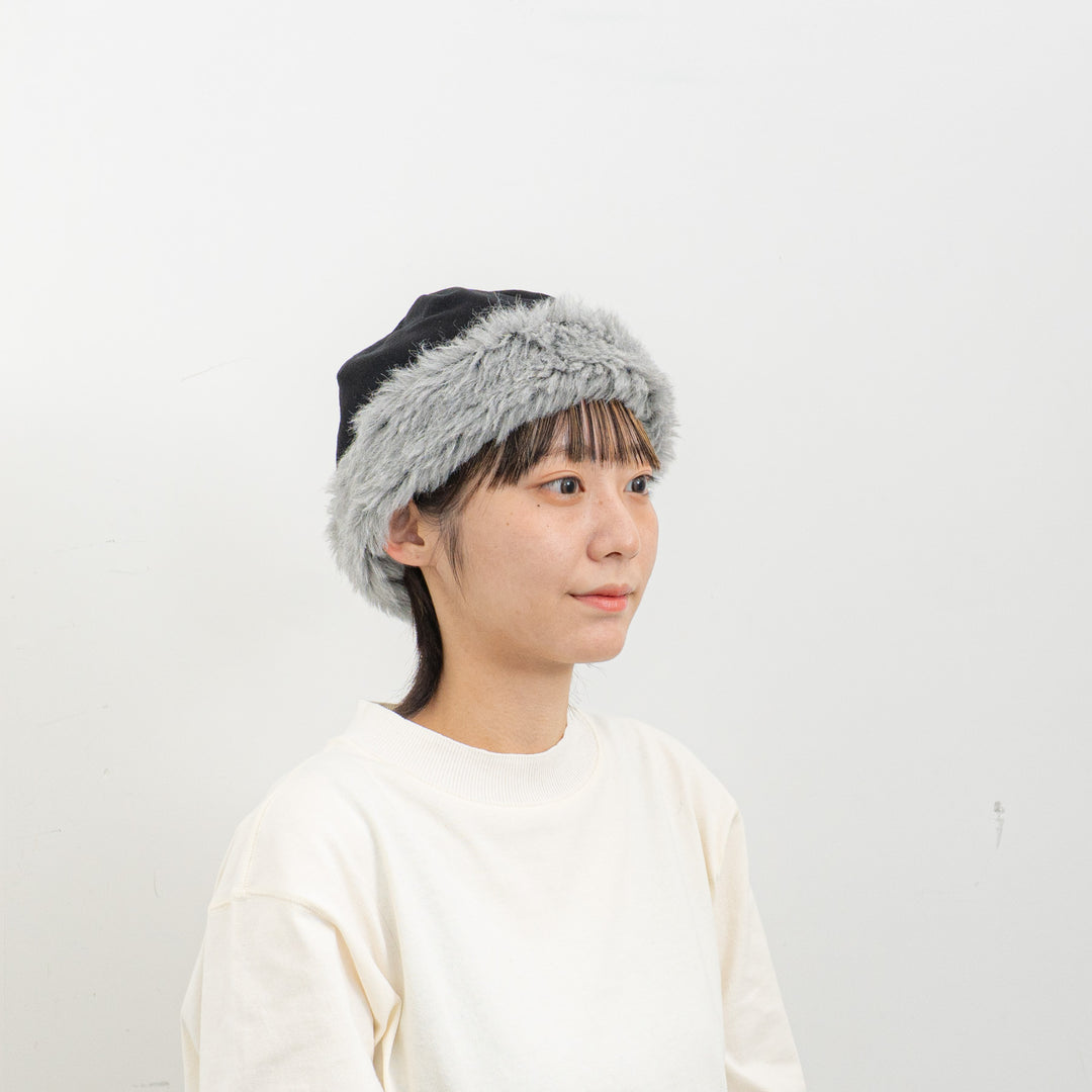 NEW 2025AW mature ha./　reversible beanie-alpaca fur MAW25-08-Ｙ