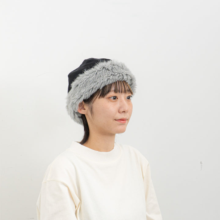 NEW 2025AW mature ha./　reversible beanie-alpaca fur MAW25-08-Ｙ