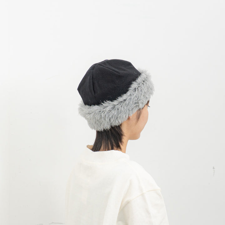 NEW 2025AW mature ha./　reversible beanie-alpaca fur MAW25-08-Ｙ