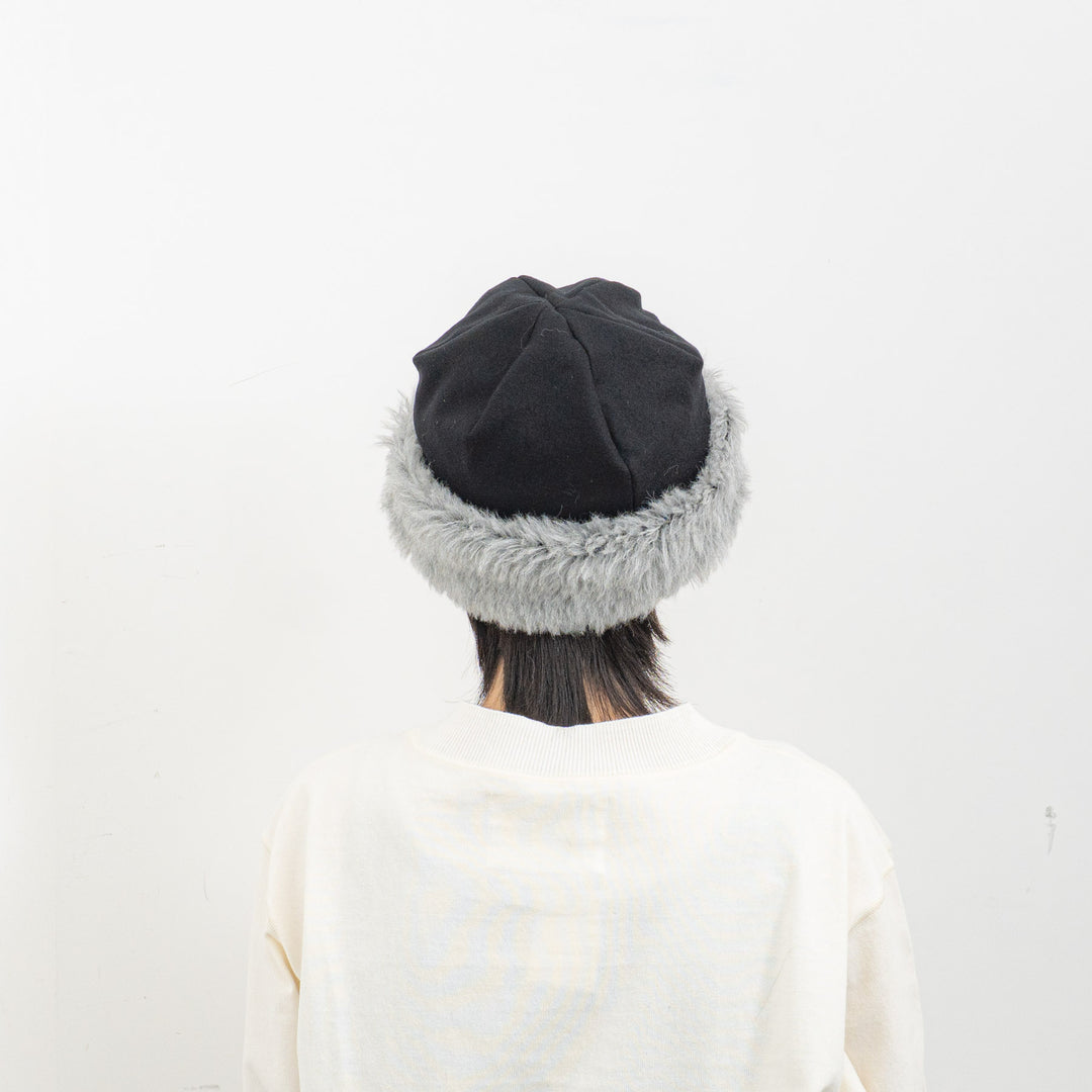NEW 2025AW mature ha./　reversible beanie-alpaca fur MAW25-08-Ｙ