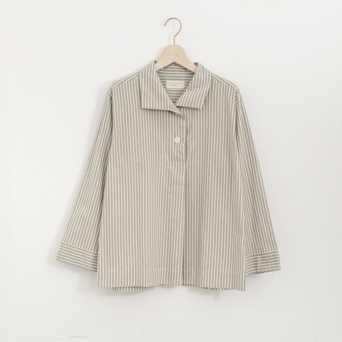 MARGARET HOWELL｜WOMEN　COTTON POPLIN SHIRT 5895253202-suomi