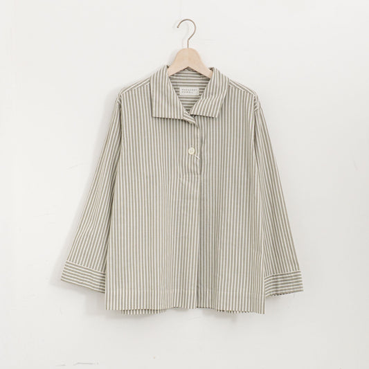 MARGARET HOWELL｜WOMEN　COTTON POPLIN SHIRT 5895253202-suomi