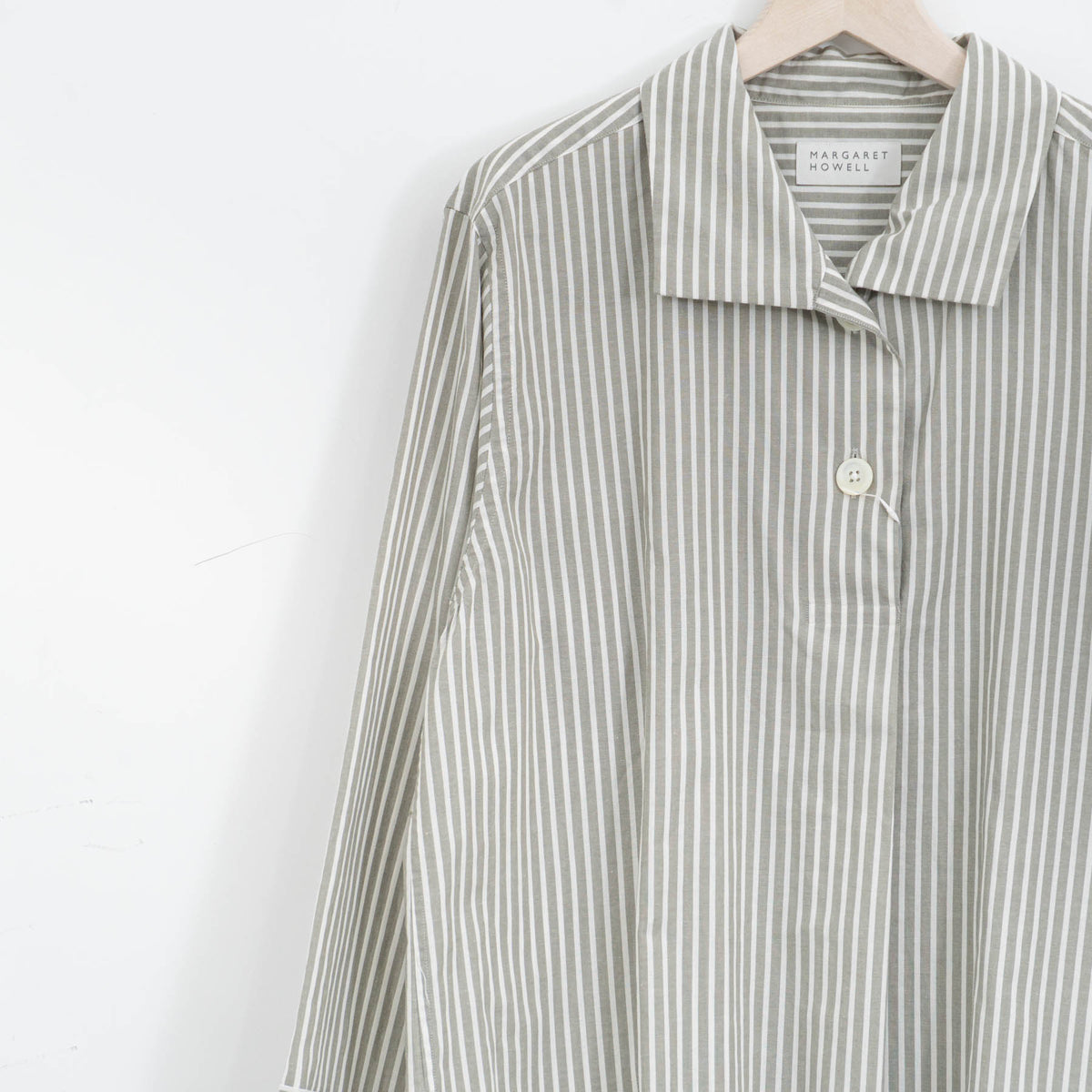 MARGARET HOWELL｜WOMEN　COTTON POPLIN SHIRT 5895253202-suomi