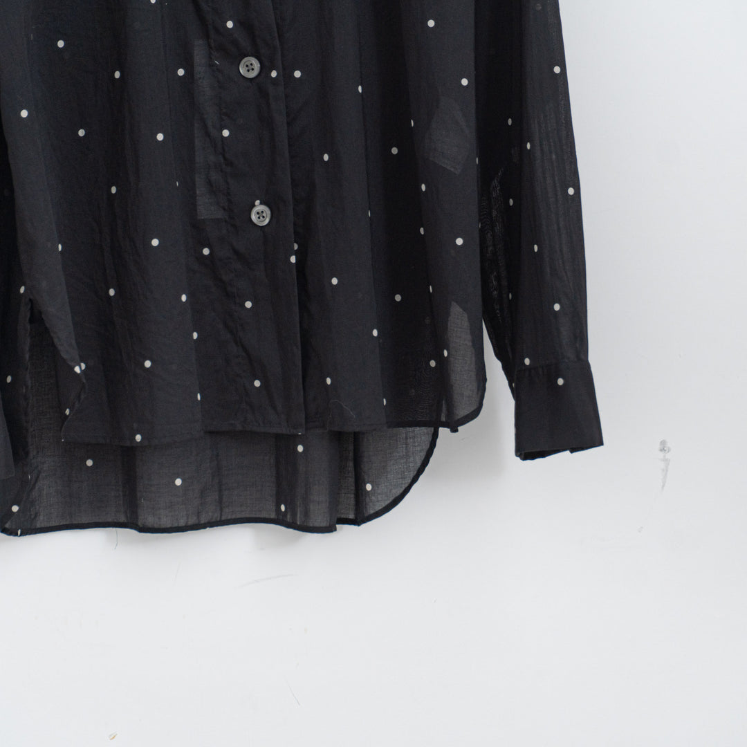 MARGARET HOWELL /WOMEN　COTTON POLKA DOT SHIRT 5785253209-suomi