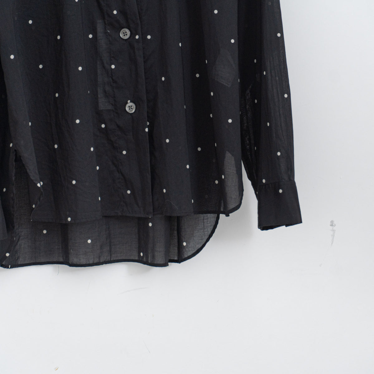 MARGARET HOWELL｜WOMEN　COTTON POLKA DOT SHIRT 5785253209-suomi