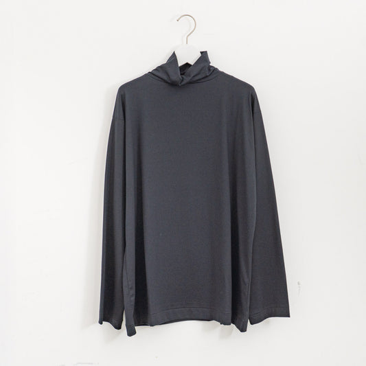 KAPTAIN SUNSHINE｜Suvin Cotton Suede Tenjiku High Neck tee（NAVY）