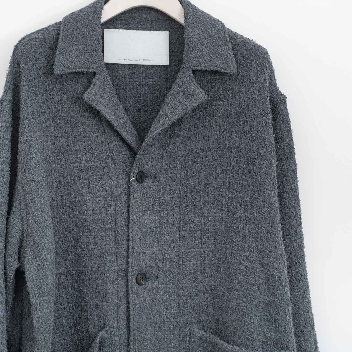 nonnotte｜MEN　Draping Shirt Jacket N-25A-021