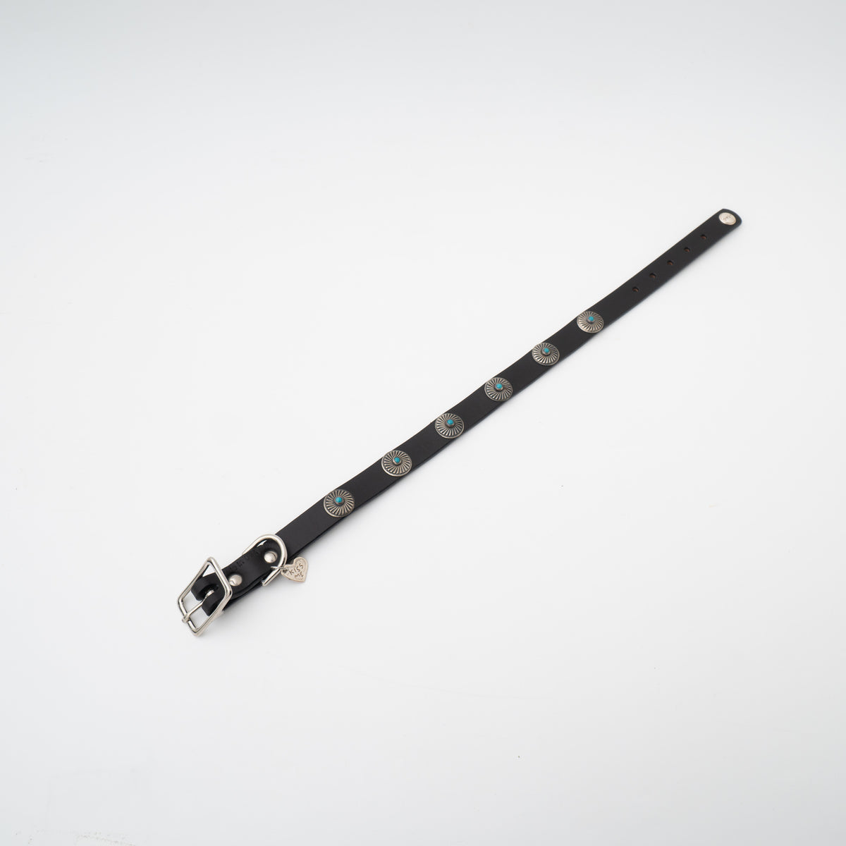 ペット用品 - DogLa｜NEW トルクコンチョカラー width 3/4inch（ブラック）