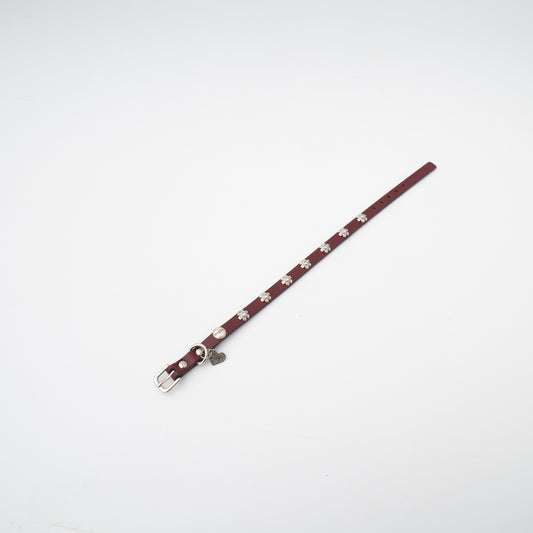 ペット用品 - DogLa｜スモールドッグフラワーカラー width 1/2inch（ブラウン）