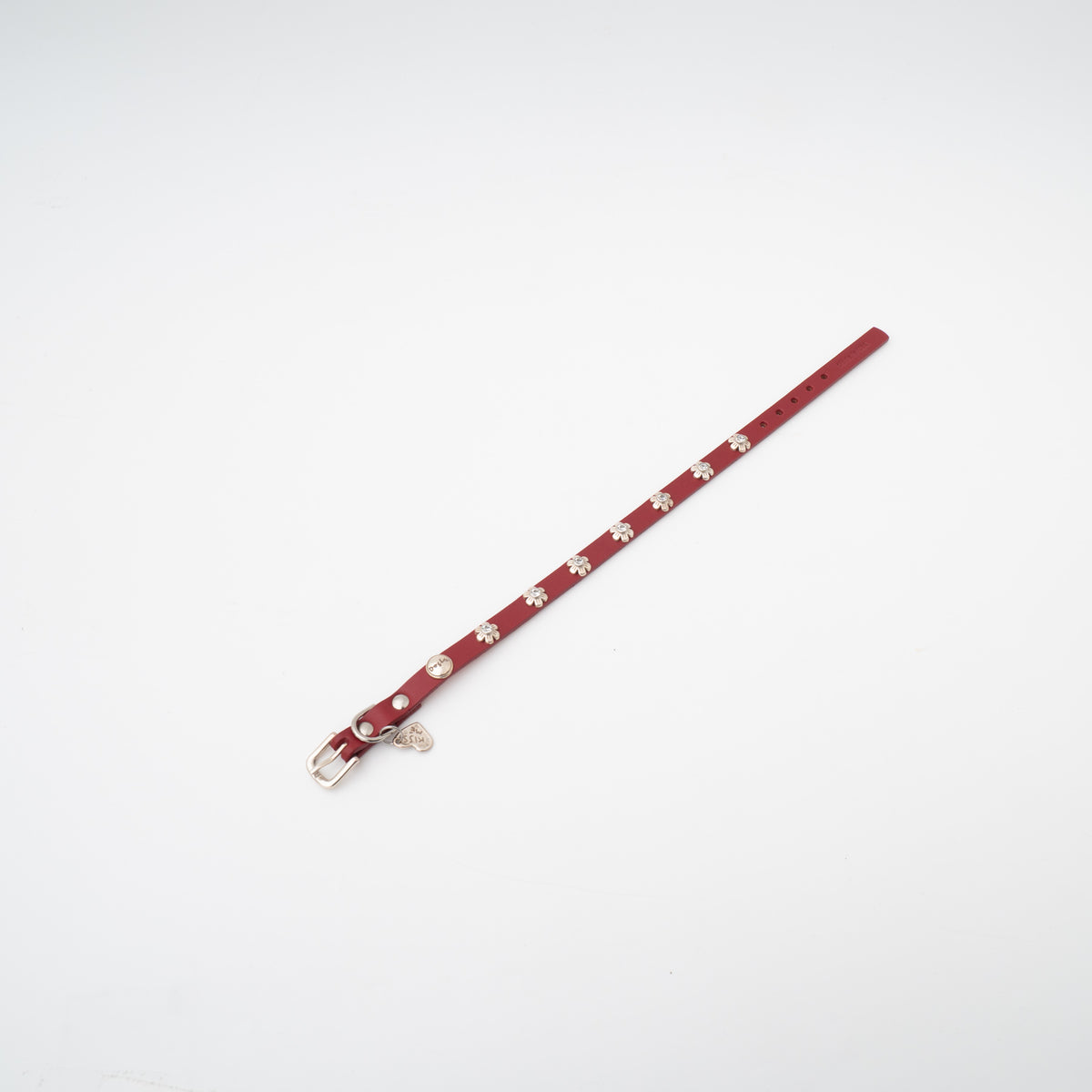 ペット用品 - DogLa｜スモールドッグフラワーカラー width 1/2inch（レッド）