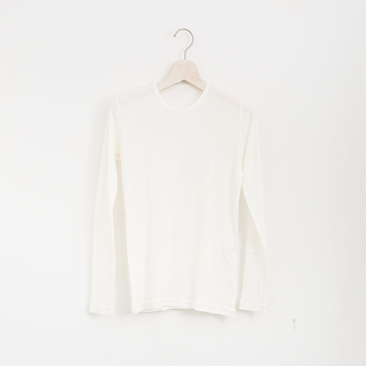 ゴーシュ｜スーピマカシミアフライス クルーネック G254-T045（white）