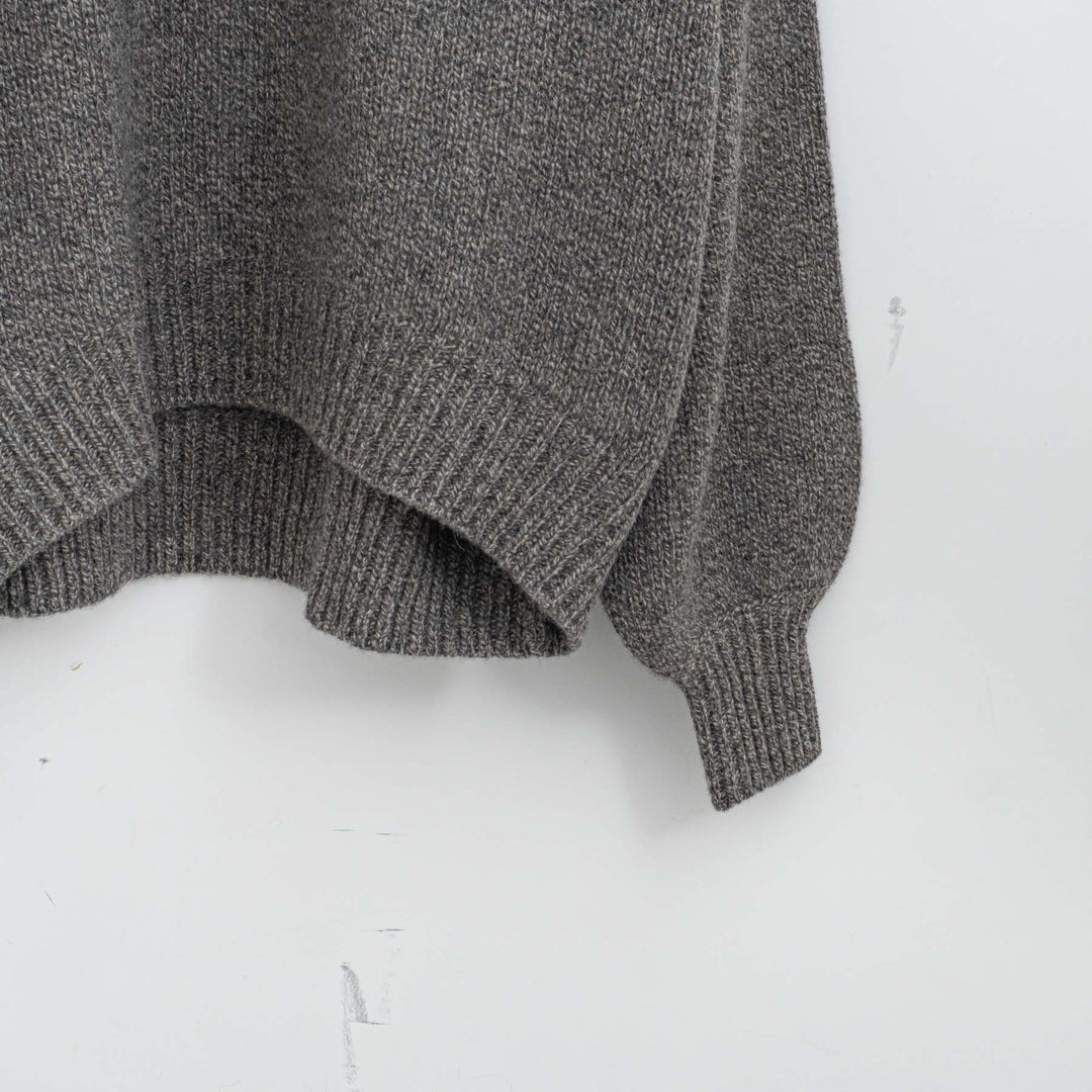 nonnotte/　 Draping Extra Over C/N Pullover
