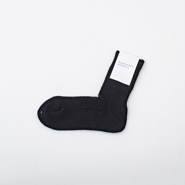 MARGARET HOWELL /WOMEN　LINEN RIB SOCKS 5785179007