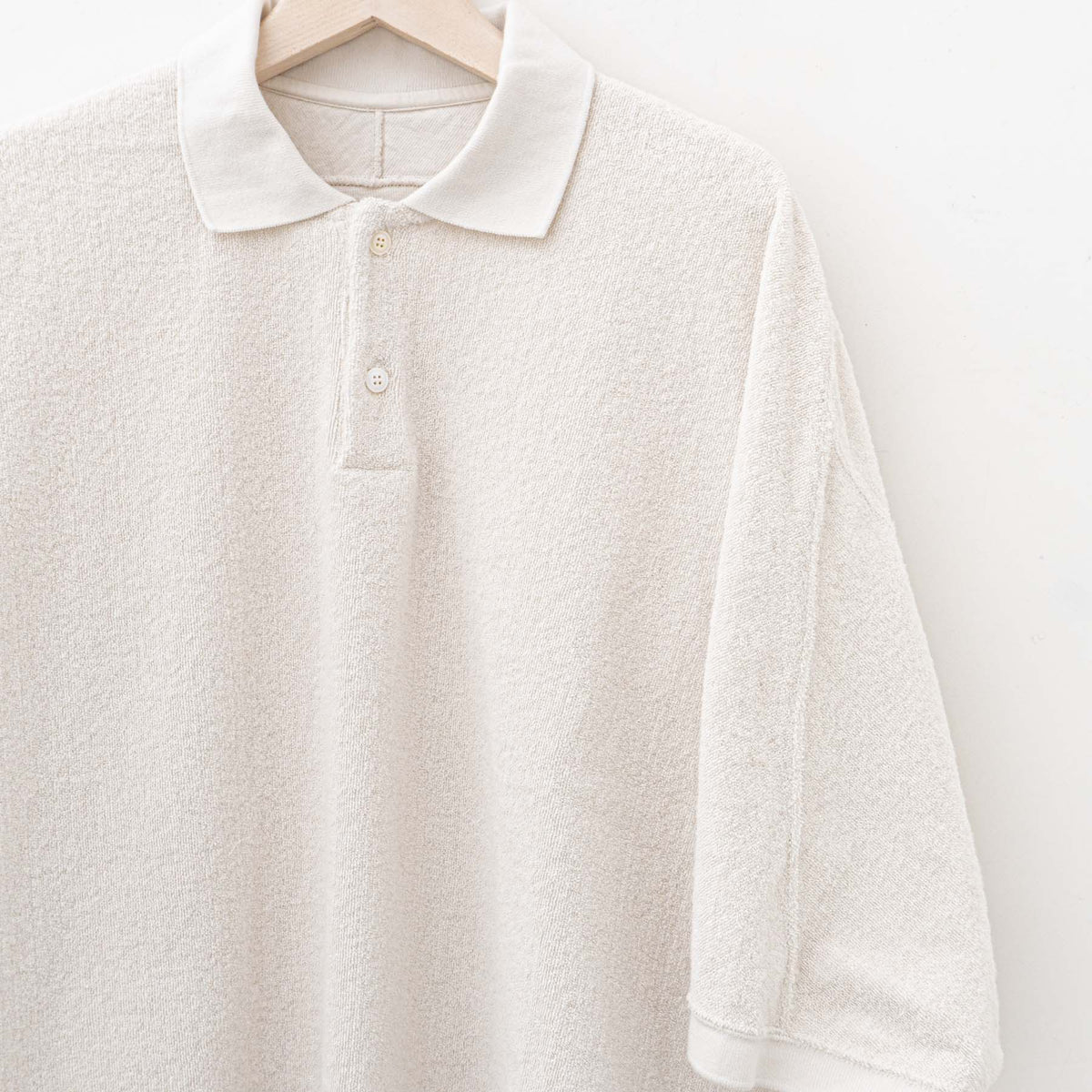 nonnotte｜MEN　Draping Polo Shirt Type A N-24S-045