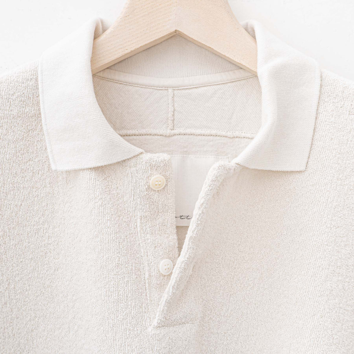 nonnotte｜MEN　Draping Polo Shirt Type A N-24S-045