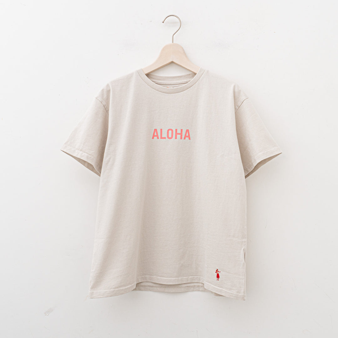 SUNSHINE+CLOUD/UNISEX　grown in the sun Tシャツ ALOHA-MAHALO