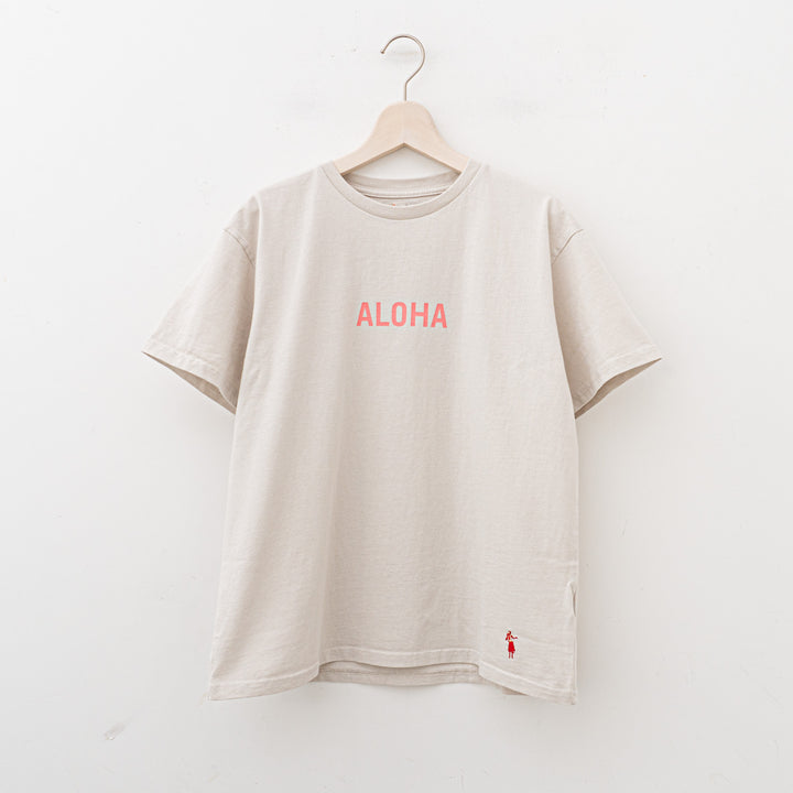 SUNSHINE+CLOUD/UNISEX　grown in the sun Tシャツ ALOHA-MAHALO