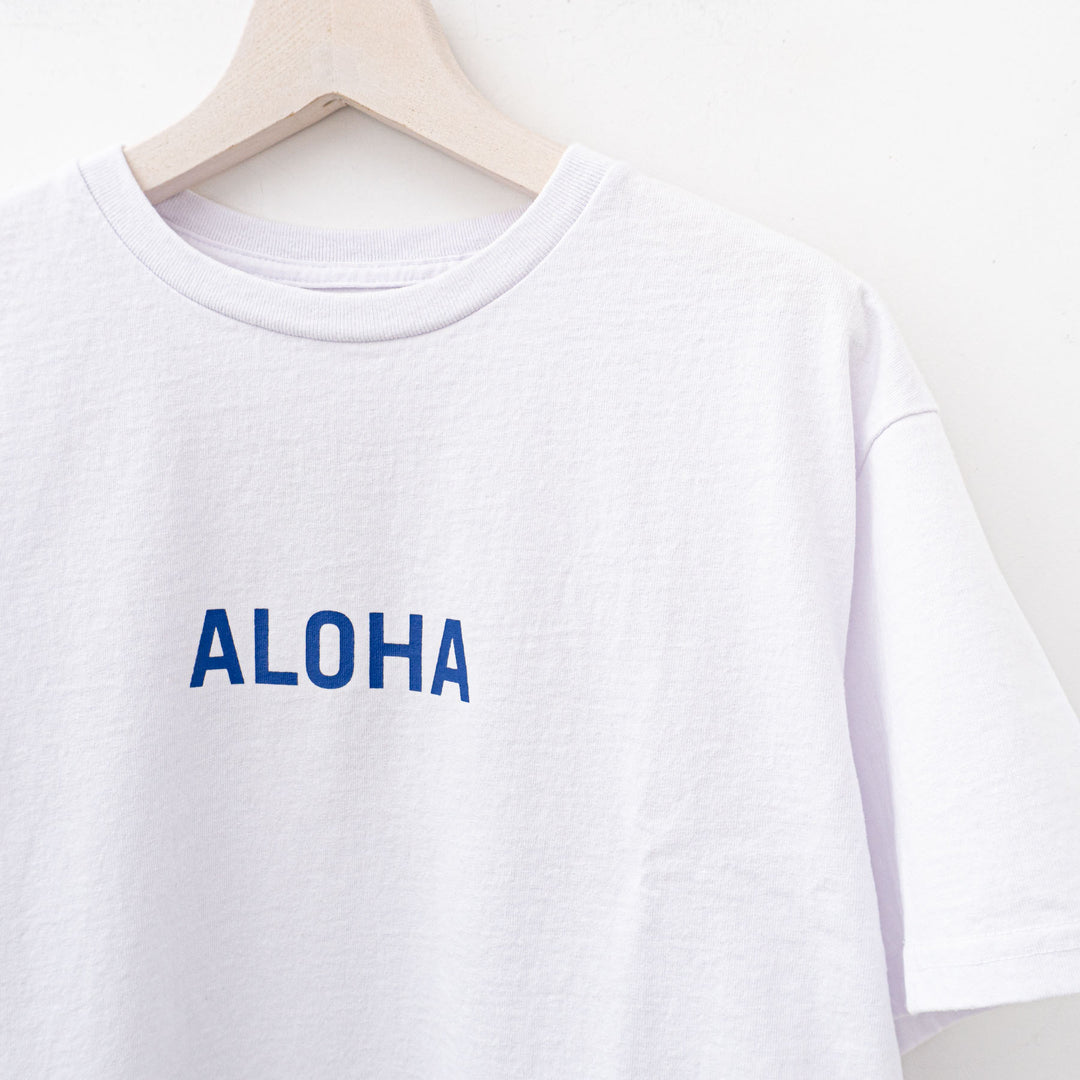 SUNSHINE+CLOUD/UNISEX　grown in the sun Tシャツ ALOHA-MAHALO