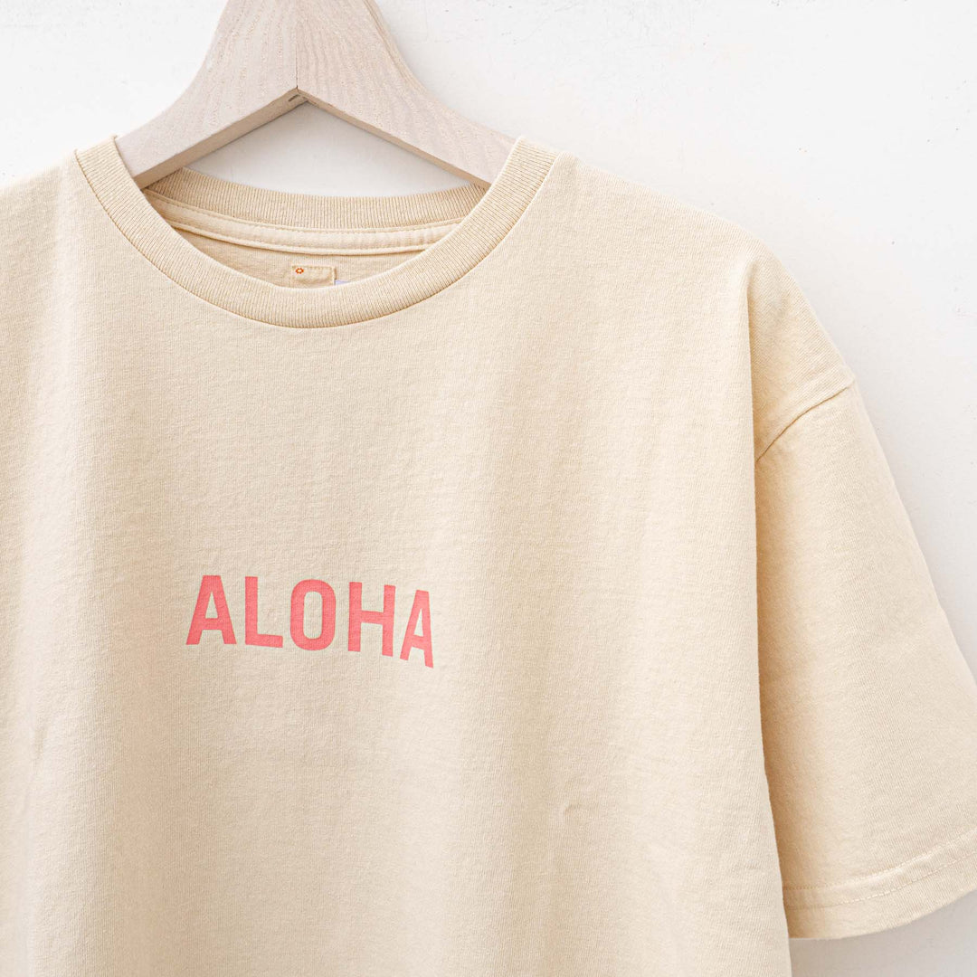 SUNSHINE+CLOUD/UNISEX　grown in the sun Tシャツ ALOHA-MAHALO