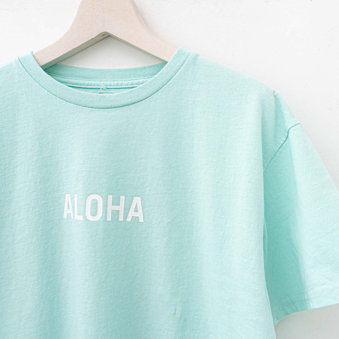 SUNSHINE+CLOUD/UNISEX　grown in the sun Tシャツ ALOHA-MAHALO