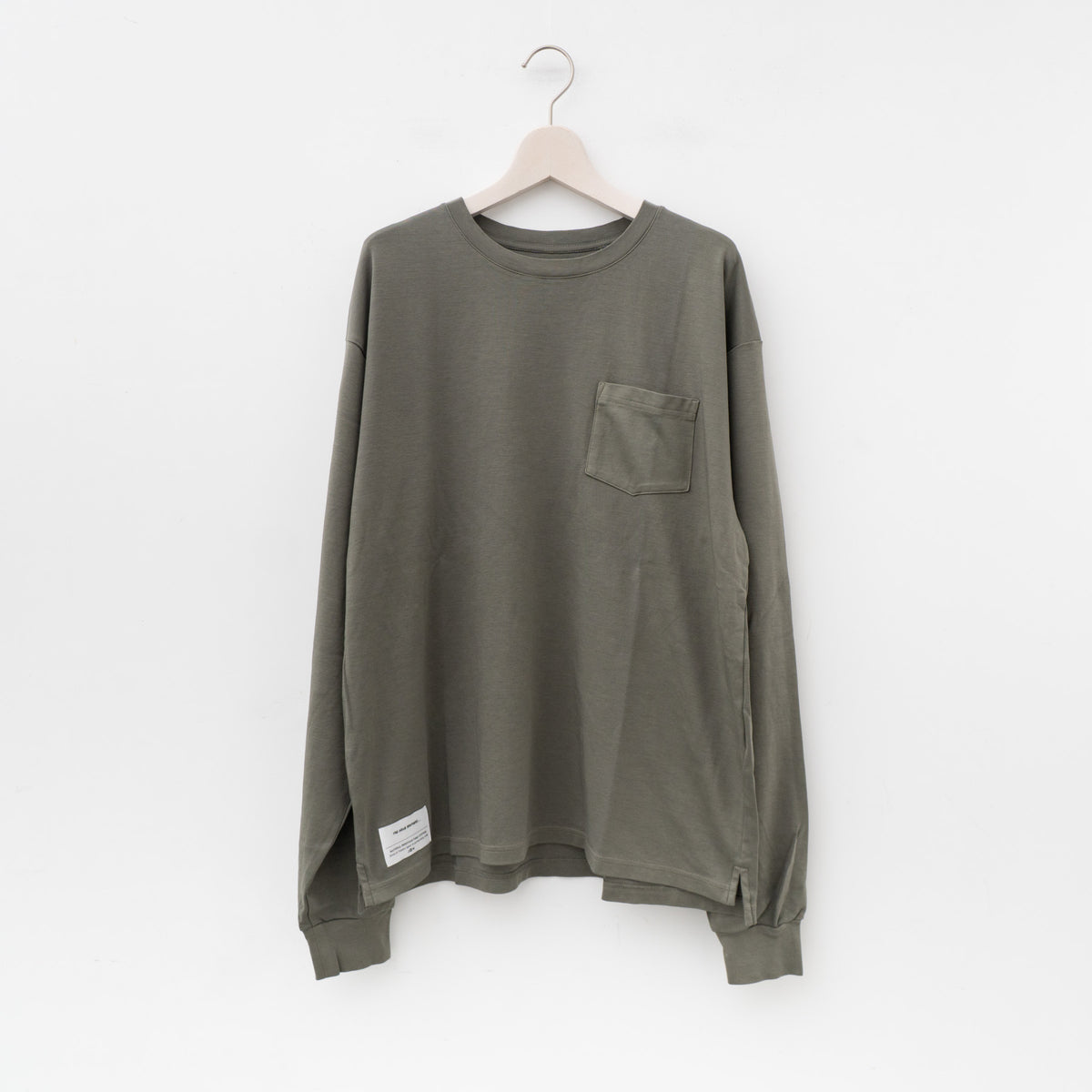 THE INOUE BROTHERS...｜UNISEX　Garment Dye Pocket LS T-shirt（Ash Green）
