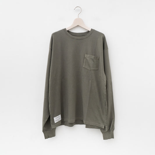 THE INOUE BROTHERS...｜UNISEX　Garment Dye Pocket LS T-shirt（Ash Green）