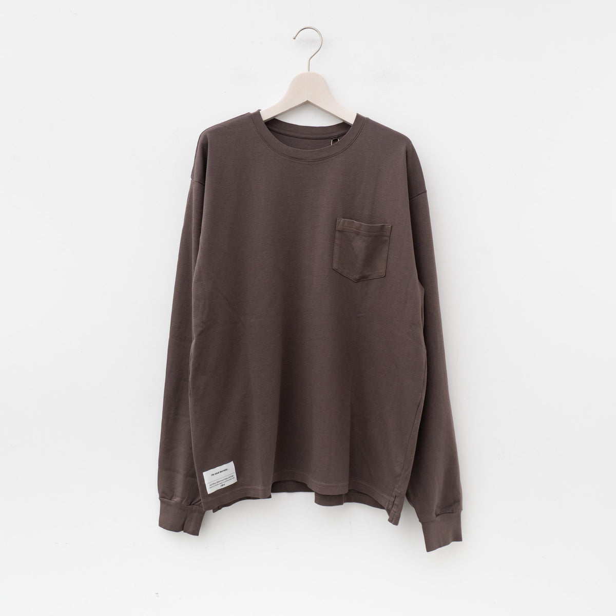 THE INOUE BROTHERS...｜UNISEX　Garment Dye Pocket LS T-shirt（Ash Brown）