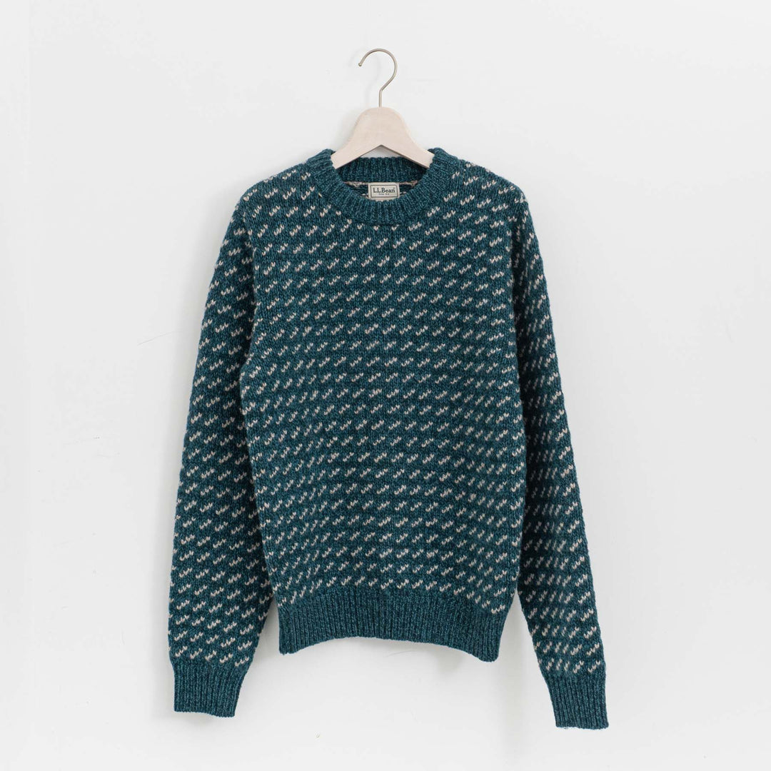 LL Bean/WOMEN　BEANS CLASIC RAGGWOL CRW SWEATER BIRDSEY