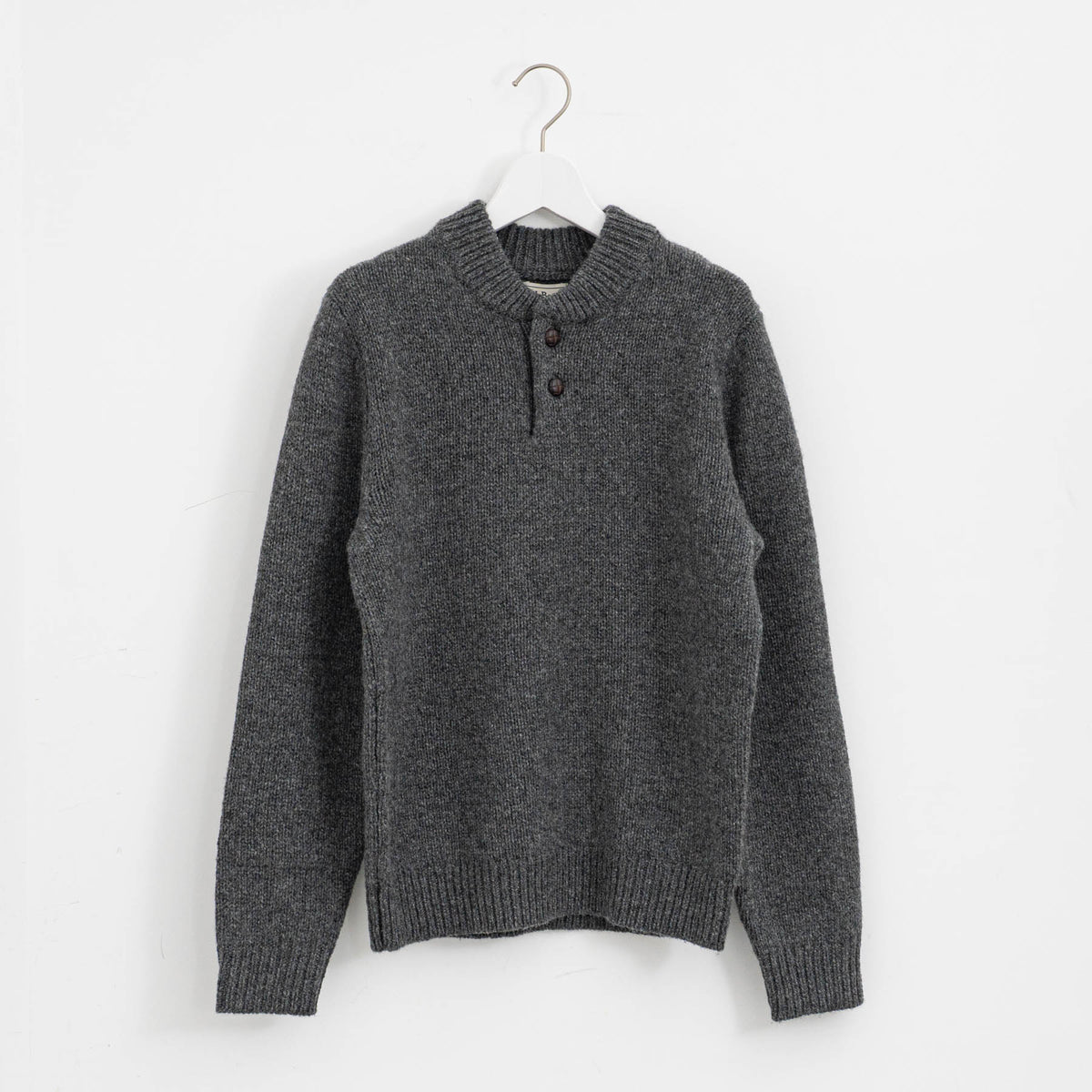 LL Bean｜BEAN S CLASSIC RAGGWOOL HENLEY（CHARCOAL）