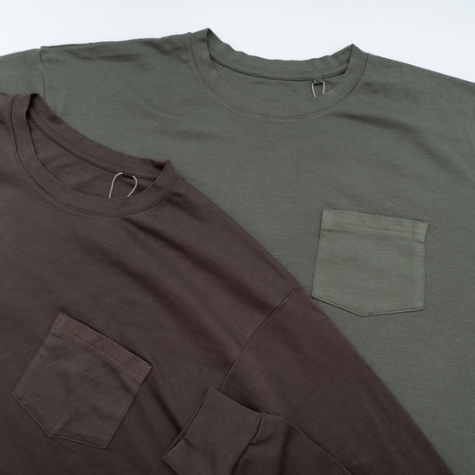 THE INOUE BROTHERS...｜UNISEX　Garment Dye Pocket LS T-shirt