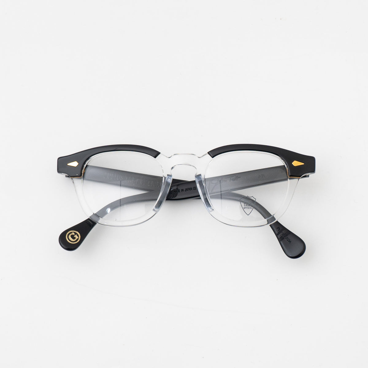 JULIUS TART OPTICAL｜AR (GOLD EDITION)（BLACK BROW-CLEAR）
