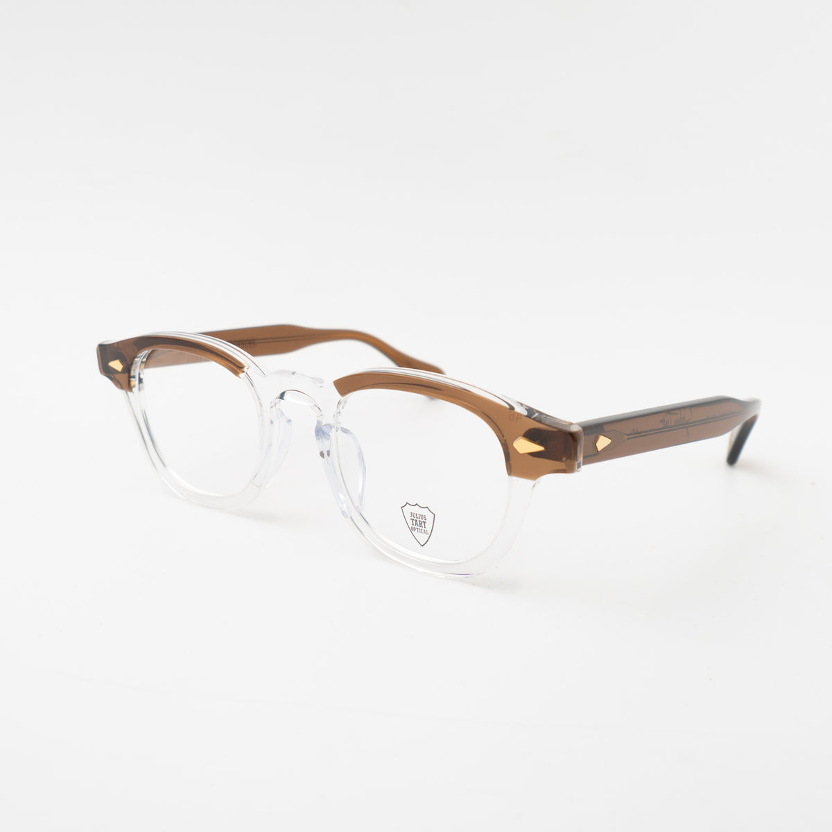 JULIUS TART OPTICAL｜AR (GOLD EDITION)（RED BROWN BROW-CLEAR）